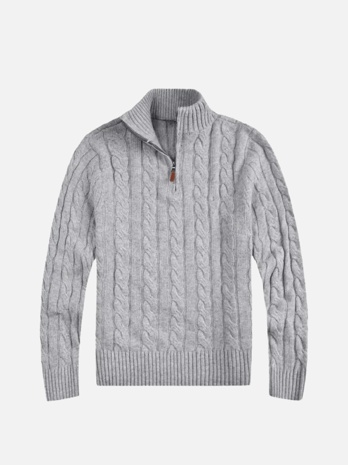 KNITTED HALF-ZIP SWEATER – Giano