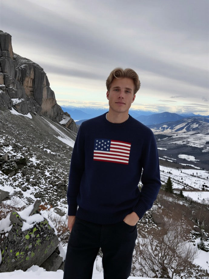 KNITTED FLAG SWEATER