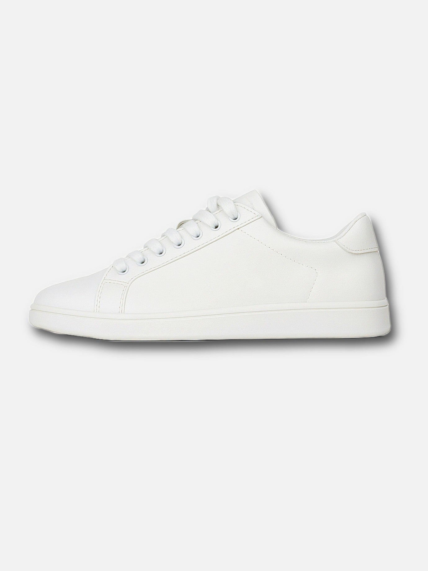 WHITE LEATHER SNEAKERS