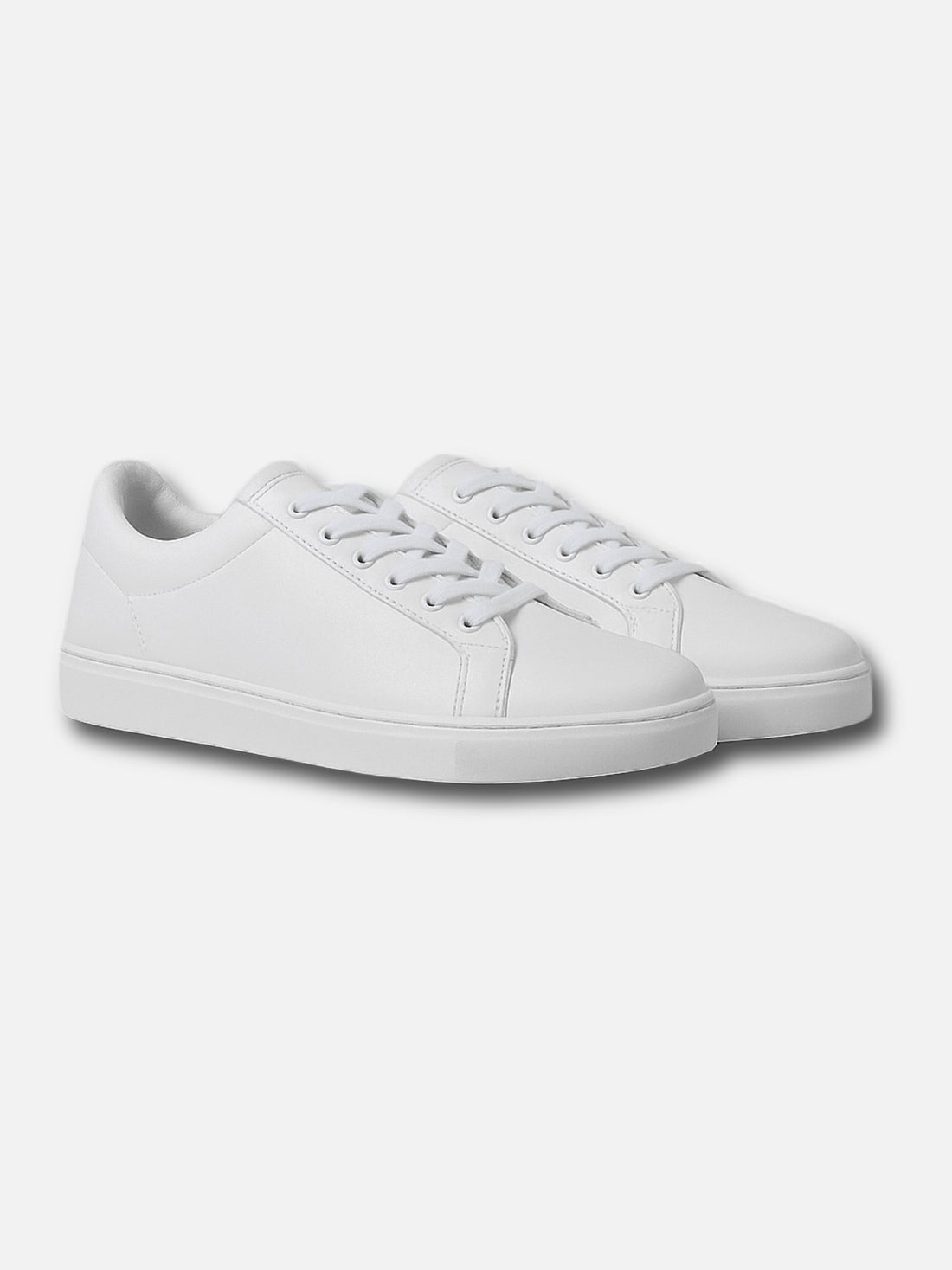 WHITE LEATHER SNEAKERS