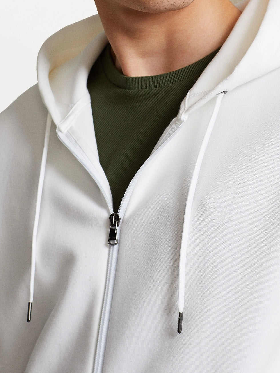 FULL ZIP COTTON HOODIE