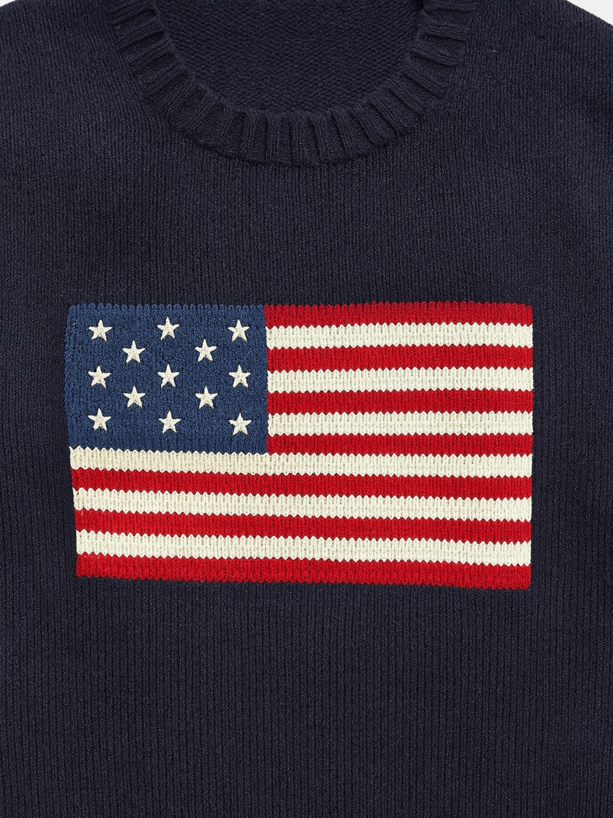 KNITTED FLAG SWEATER