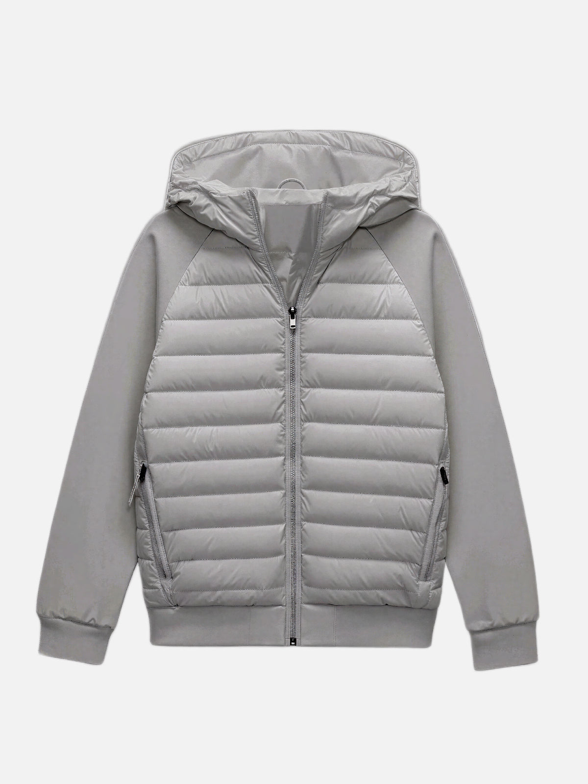 LIGHTWEIGHT PADDED VEST JACKET GREY