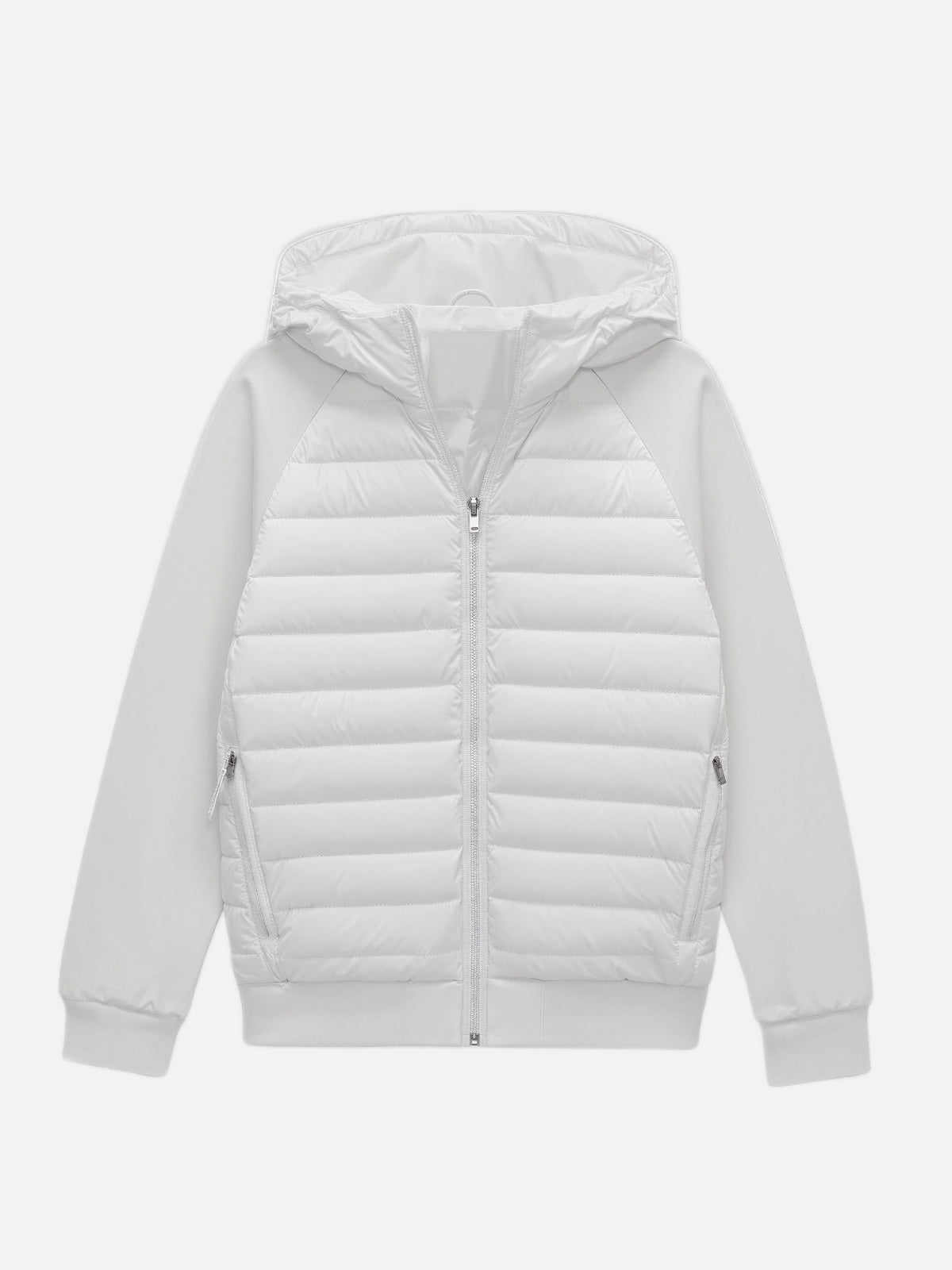 LIGHTWEIGHT PADDED VEST JACKET WHITE